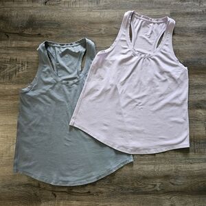 Lululemon Love Racerback Tank - Soft Lavender and Slate Grey